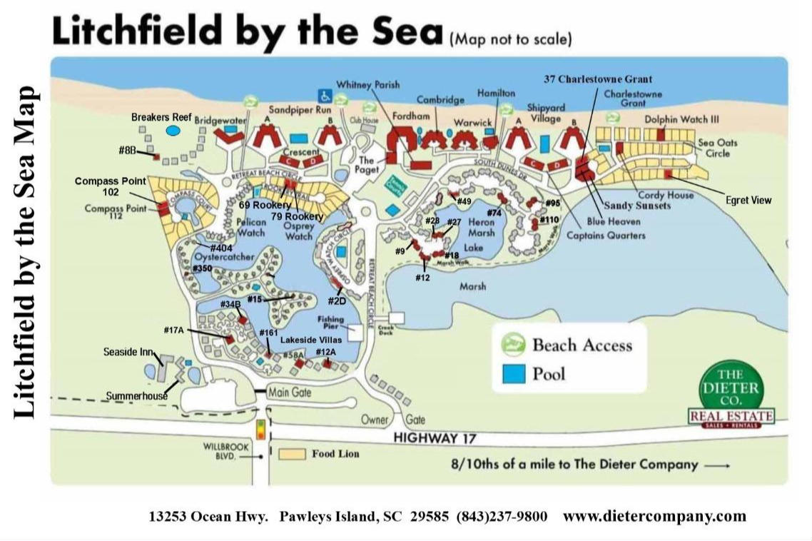 Litchfield By The Sea Map