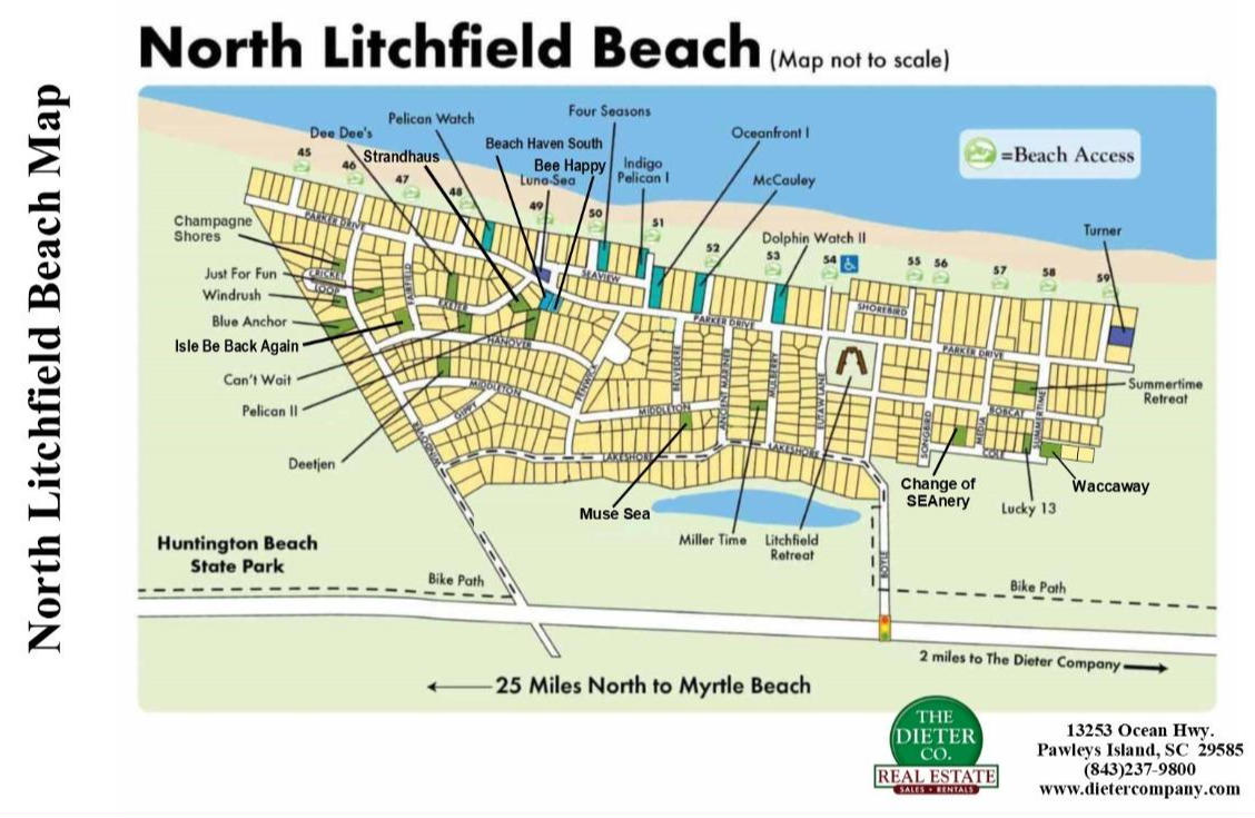 Litchfield Beach Map
