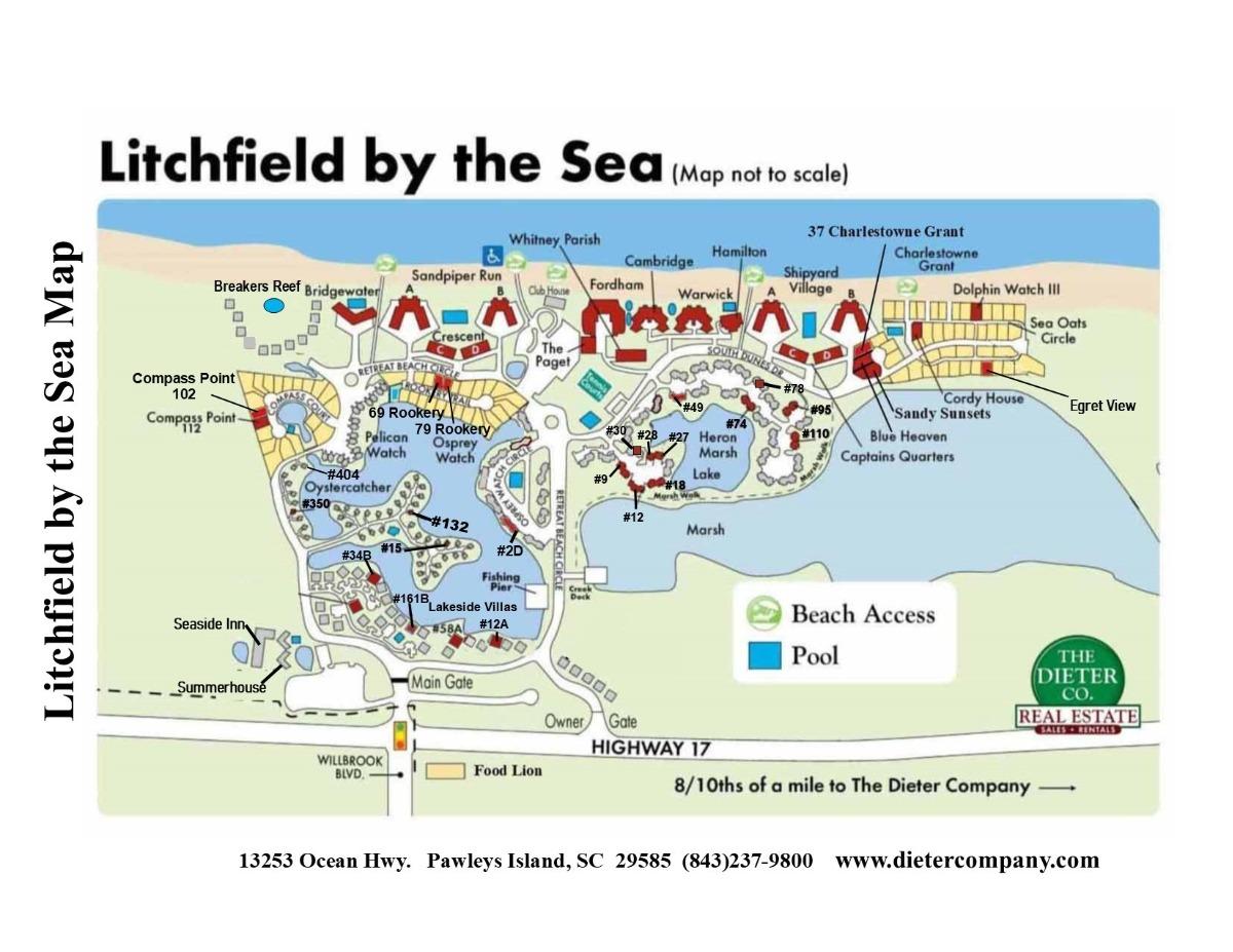 Litchfield By The Sea Map
