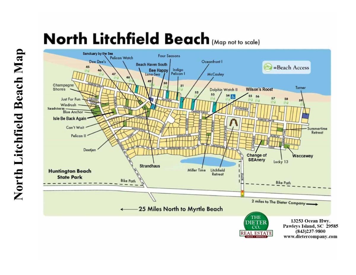 Litchfield Beach Map