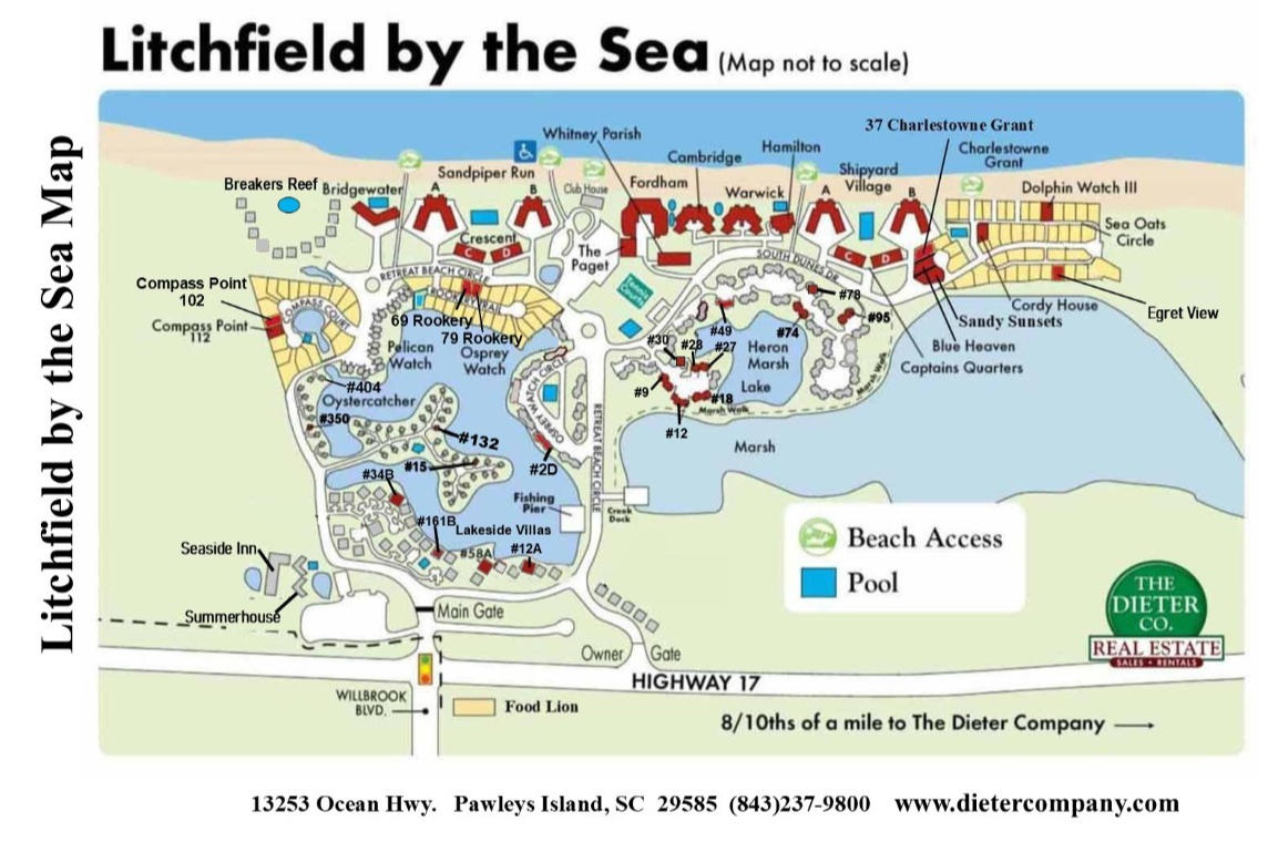 Litchfield By The Sea Map