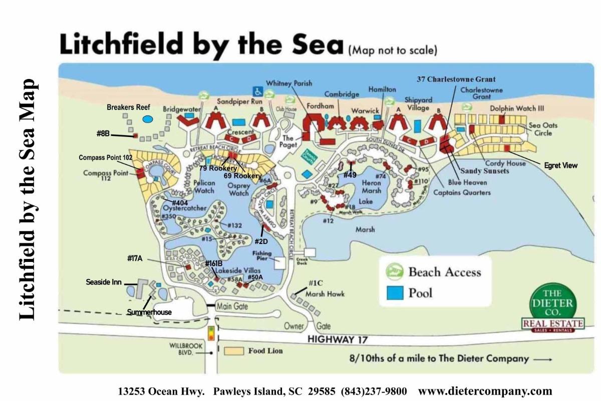 Litchfield By The Sea Map