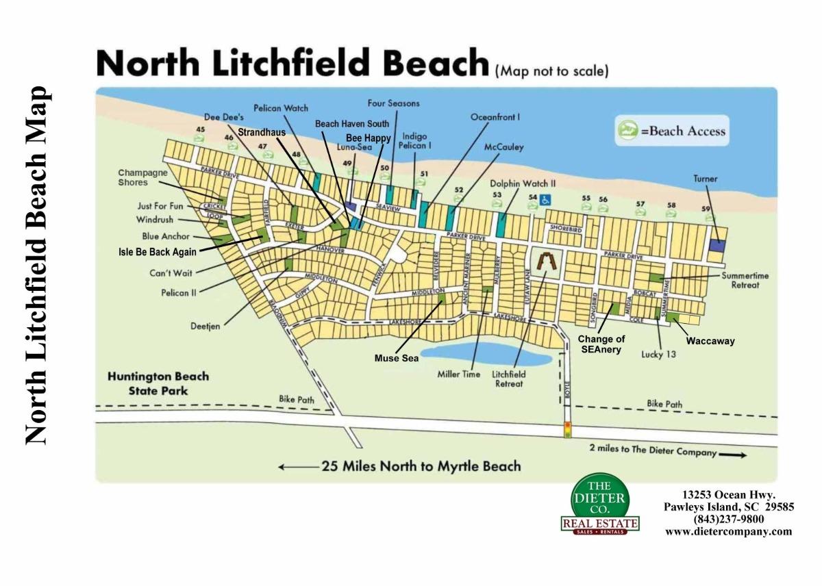 Litchfield Beach Map